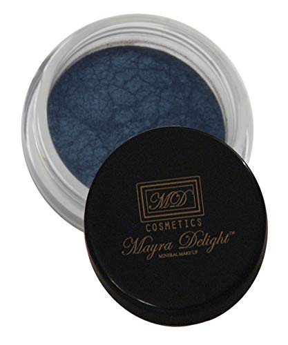 Mayra Delight Dark Navy Blue Mineral Mica Makeup Eye shadow Shimmer Loose Powder Pigments 35 Colors to choose from Sparkly eye shadows bare natural ingredients Non toxic Talc free Made in USA