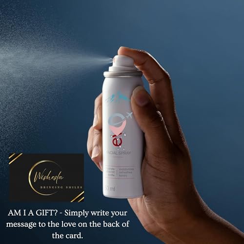 Cooling Spray for Face and Body Bundle - 4 x 50ml - Hydrating Face Mist, Travel Size Cooling Spray for Hot Weather with Wishesla Thank You Card - Image 4