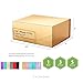 PACKHOME Gift Box 9x6.5x3.8 Inches, Rectangle Collapsible Box with Magnetic Lid for Gift Packaging (Glossy Gold)
