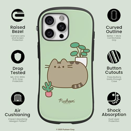 Coque iPhone 16 Pro Max antichoc iFace Pusheen évite les casses d'écran - 4