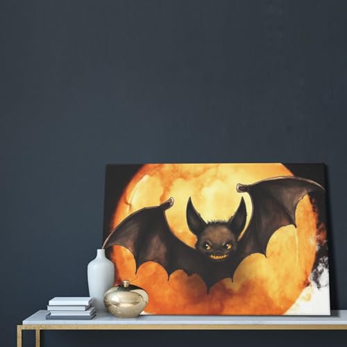 Images sur toile pour salon moderne thème Halloween format vertical - 5