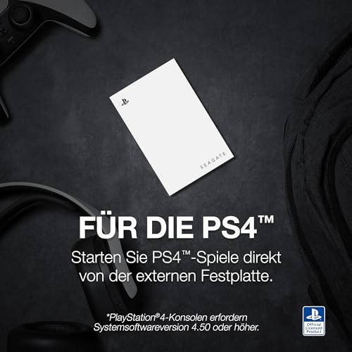 Externe Festplatte für PS4 und PS5 – Seagate Game Drive 2TB