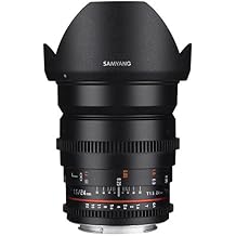 Samyang SYDS24M-N VDSLR II 24mm T1.5 Wide-Angle Cine Lens for Nikon FX Cameras