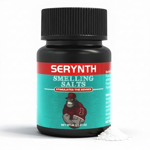 ANIXIKE Smelling Salts Wake Up for Athletes, Instant Energy Salts for Instant Energy & Focus,Used in Powerlifting, Weightlifting Football & Hockey.