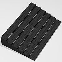 GLCXGLC Minifigures Display Stand, for Lego Minifigure Display Case 3-Tier Mini Figure Shelves Compatible Action Figures Legos Lovers Gift, Black