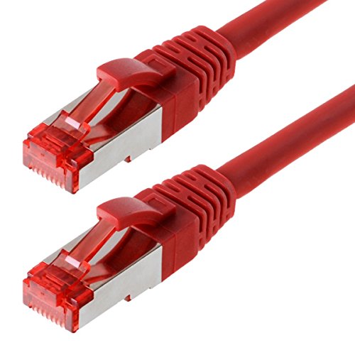 HELOS Câble Patch Cat. 6 (S/FTP, PIMF) 30 m Rot