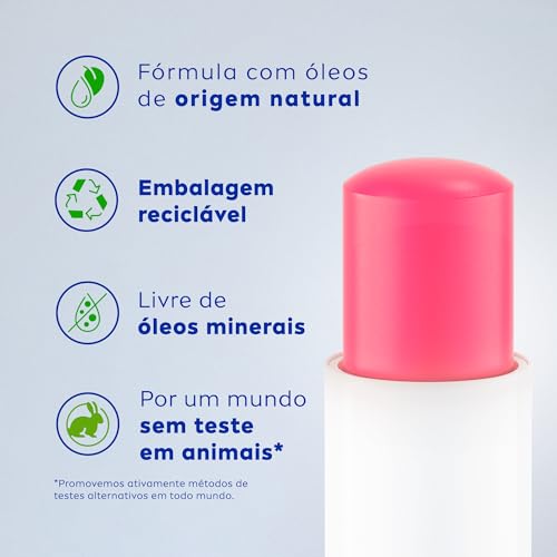NIVEA Hidratante Labial Soft Rosé 4,8g - Ed. Limitada Margarida - Disney® Mickey e Amigos.