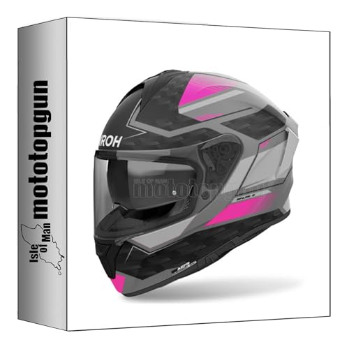 Casque intégral Airoh Spark 2 Zenith rose mat taille M pour moto
