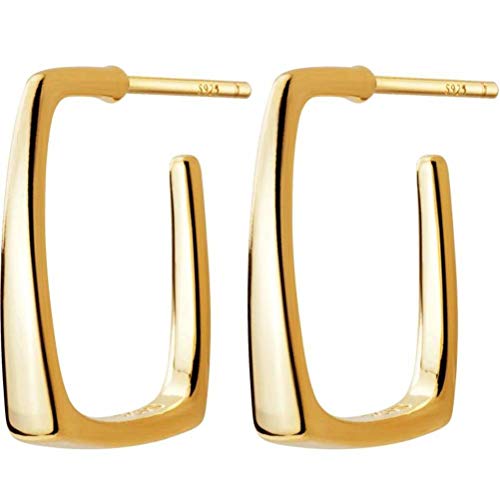 Boucles d'oreilles S925 minimalistes parfaites pour le bureau et les sorties décontractées