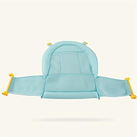 Moonvvin Transat De Bain Filet En Mailles Avec Support De Tete Pour Bebe Nouveau Ne Amazon Fr Bebe Et Puericulture