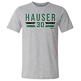 500 LEVEL Sam Hauser Shirt (Cotton, Large, Heather Gray) - Sam Hauser Boston Font