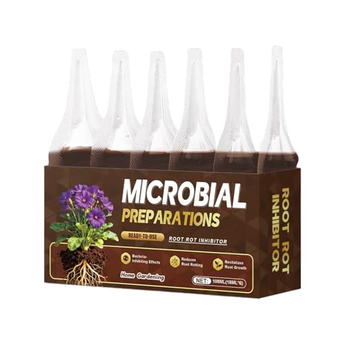 MWZBTG Estimulador de Raíces para Plantas | 6 Unidades De Fertilizante Líquido,Fertilizante Para Reparar La Podredumbre De Las Raíces De Las Plantas,Para Propagación, Invernadero, Jardín, Patio Y