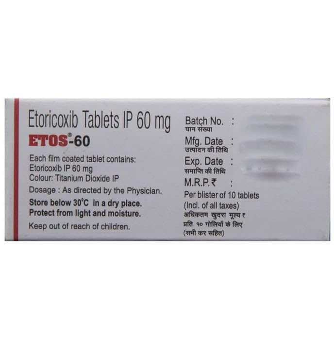 Etos 60 mg - Strip of 10 Tablet
