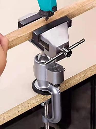 image for SunXuan Table Vise 360° Swivel Base Universal Home Vise Portable Benc