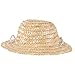 UKCOCO Dog Supplies 1pc Adjustable Exquisite Pet Straw Hat Cat Sunshade Straw Hat (Random Color)