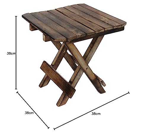 Image of Generic Antique Coffee Table; Outdoor Table (Mango wood,Wood finish,Brown )