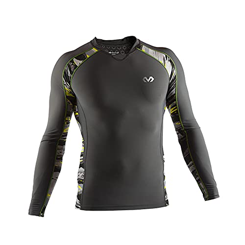 McDavid Restauration Max collant de contention gris et jaune pour homme taille S