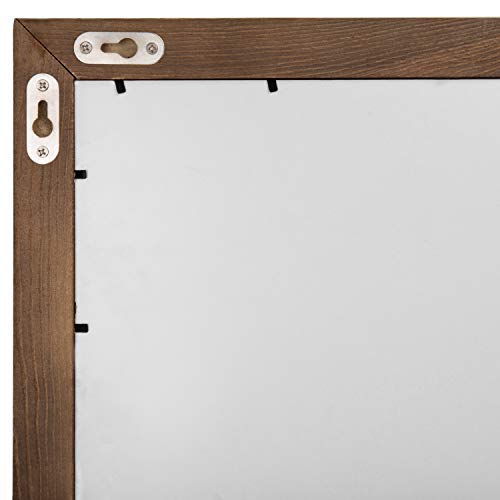 MyGift Large Chalkboard Sign with Rustic Brown Wood Frame 36 x 24, Hanging Erasbale Menu Board, Wedding and Event Chalkboard Signage
