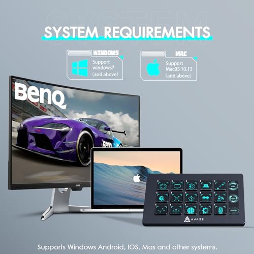 AKP153 Studio Deck, controlador de transmissão, ações de gatilho em aplicativos e software como YouT