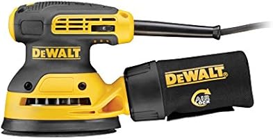Dewalt Lijadora Rotorbital DWE6423-QS, 280 W, 230 V, Negro, Amarillo