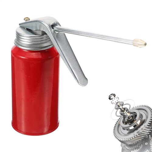 Bote de, bomba de mano con boquilla flexible larga, herramienta de bomba de pulgar, lata de para aplicaciones domésticas de motocicletas y automóviles