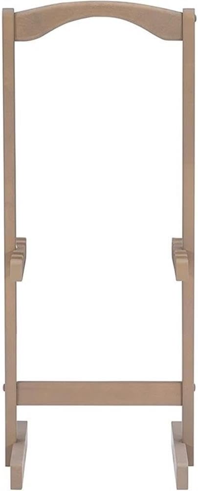 Atlin Designs 5-Piece Transitional Wood TV Tray Table Set, Gray Acacia Finish, Rubberwood and MDF, Foldable Design with Storage Stand, Planked Top, Rustic Home or Living Room Furniture