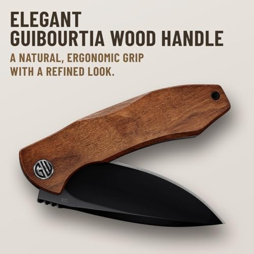 Image of GOOD WORKER High-End Folding Pocket Knife - Smooth Ball Bearing Pivot - Elegant Gift-Ready EDC Knife with Deep Carry Clip, Legal in All States - Gifts for Men 6700 NEW 2026