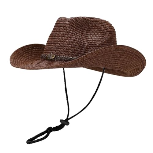 Chapeau de soleil à large bord contre la chaleur : casquette de pêche réglable rouge