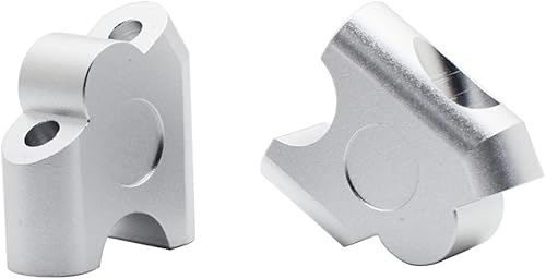 Miniatura 7 de Elevadores de manillar de 7/8 ", kit de accesorios de adaptador de montaje de movimiento trasero para DL650 V-Strom DL 650 DL1000 (color: plateado)