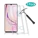 Produktbild Agedate 2 Stück Panzerglas Schutzfolie für Xiaomi Mi Note 10 Pro, HD Panzerglasfolie für Xiaomi Mi Note 10 Pro, Volle Abdeckung, Anti-Scratch, Anti-Fingerabdruck Displayschutzfolie (Transparent)