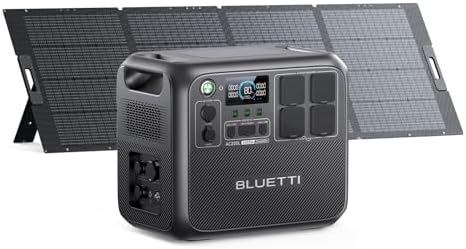 BLUETTI AC200L Générateur Électrique Portable avec 350W Panneau S...