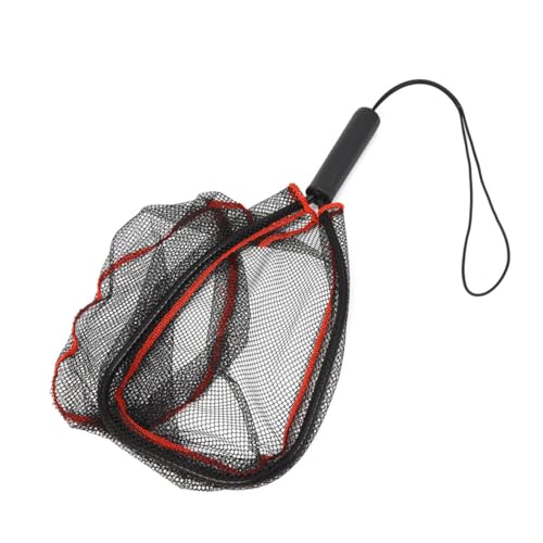 Toyvian Épuisette Crevette Aquarium Portable Filet De Mini-épuisette pour Poisson Bassin Et Étang Noire