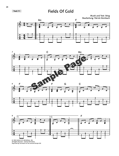 Partition ukulélé Low G livre de musique Rock Pop Classics Melody-Chord Style