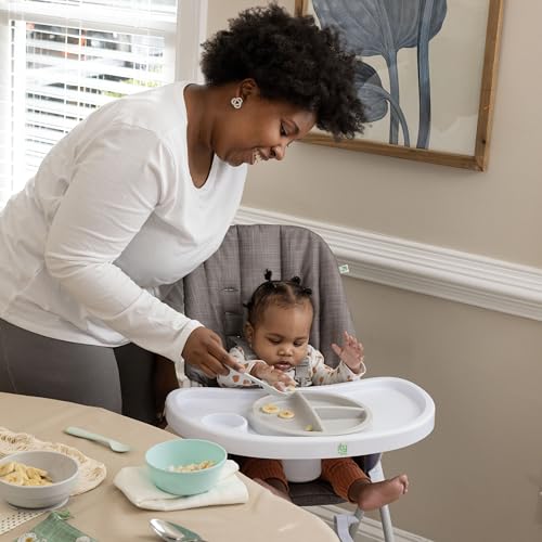 Ingenuity: ity by Ingenuity Sun Valley Compact Folding High Chair, Food-Grade Safe Plate, Safety Harness, for Ages 6 Months and Up, Unisex - Grey - image 9