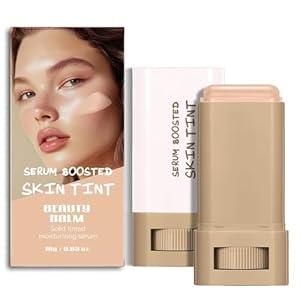 Beauty Balm Serum Boosted Skin Tint – Hydrating Tinted Moisturizer Foundation Stick, Portabl Moisturizing Contour Stick for Face Makeup (# 05)