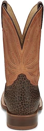 Tony Lama Men's Arena Asher Western Boot Broad Square Toe Brown 14 EE US | Image 4