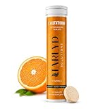 HARLYD SOLUTIONS L-Glutathione Effervescent Tablets with Vitamin C - Antioxidant Supplement for Clear, Glowing Skin, Vitamins Wellness Support for Beauty & Skin Care, Orange Flavor 20 Tablets (1 Pack)