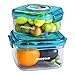 Produktbild Vakuumbehälter für Lebensmittel Vakuumierer Vakuumpumpe BPA Frei Vorratsbehälter Vakuumierbox Vakuumbox Vorratsbehälter Set 2Stk. Blau