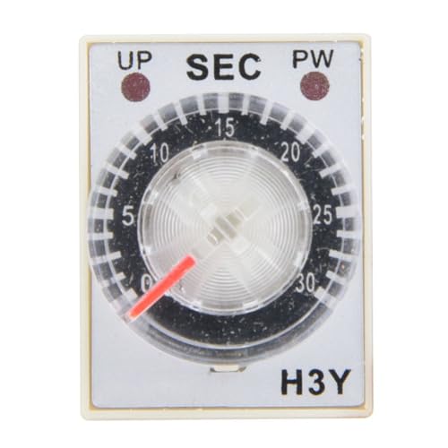 Relais temporisé H3Y-2 DC 24V minuterie industrielle 1-60S réglable pour automatisme