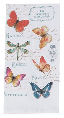 Kay Dee Designs Journal Butterfly Garden Krinkle Flour Sack Towel