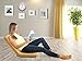 bonVIVO II Floor Chair with Back Support - Floor Gaming Chair, Padded Folding Sofa Chair, Sleeper Bed, Adjustable Meditation Chair, Portable Floor Seat for Adults and Kids, Folds Flat - Beige