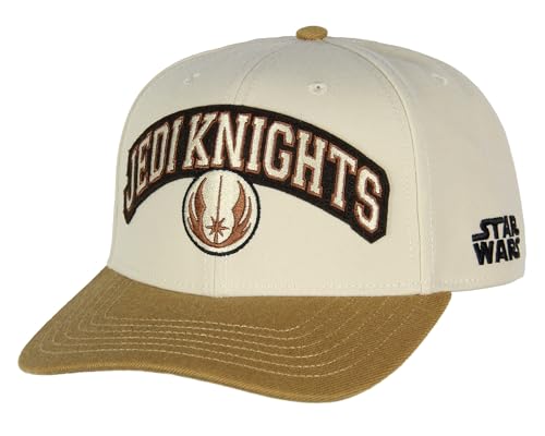 Star Wars Adult Jedi Knights Embroidered Precurve Snapback Hat for Men and Women