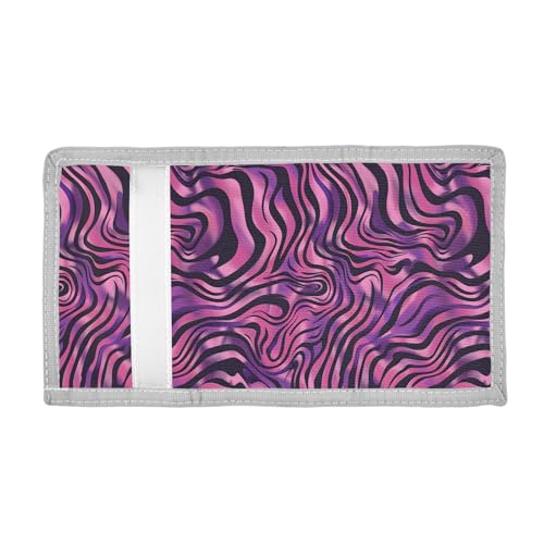 ALAZA Kids Wallets for Boys Girls Toddler Trifold Wallet Children Small Zebra with Zipper Coin Pocket2