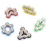 【Breite Verwendung】 Das Zappelkettenspielzeug kann für Klassenzimmer, Büros, Besprechungen, Flugzeuge, Bus usw.; Sie können es herausnehmen, wann immer Sie damit spielen möchten, definitiv gut für Büro-Zappler und Schüler in der Schule.