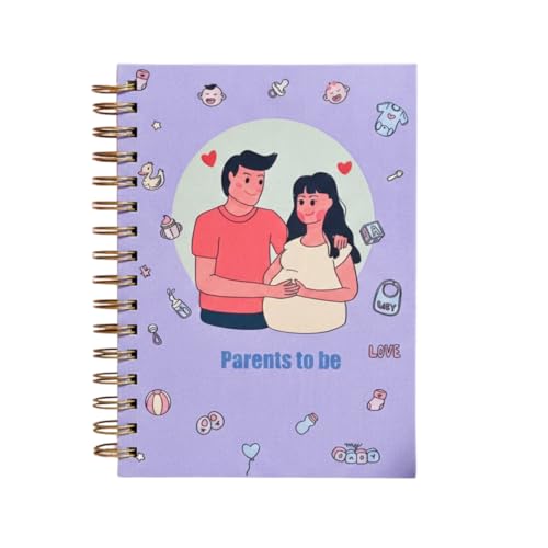 Image of Pregnancy Journal for Pregnant Women - 40-Week Bump Tracker & Memory Book with Stickers | Guided Pregnancy Planner with Prompts, Milestone Pages & Hardcover Keepsake | Gift for Expecting Moms (Lilac)