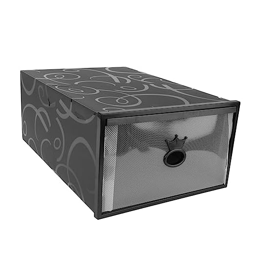 TIDTALEO Caja De Almacenamiento De Zapatos Claro Caja De Zapatos Claro Contenedores De Zapatos Zapato Contenedor De Zapatillas De Deporte Caso Claro Organizador De Zapatos Cajón De