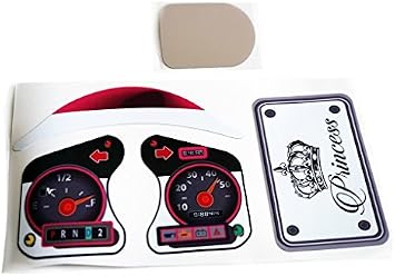 New Replacement Decals Fits Little Tikes 30th Anniversary Cozy Coupe Princess B&W