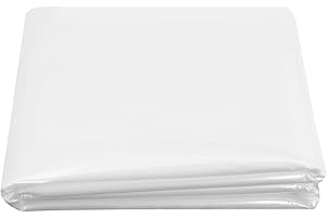 6.5 x 9.8 Ft Heavy Duty Clear Plastic Sheeting