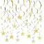 Glitter Star-gold