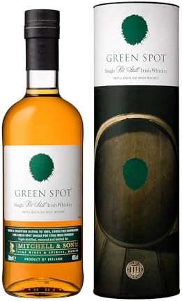Green Spot Single Pot Still Irish Whiskey, 40% ABV, 70cl with Giftbox
